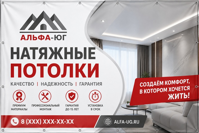 широкоформатная печать баннера